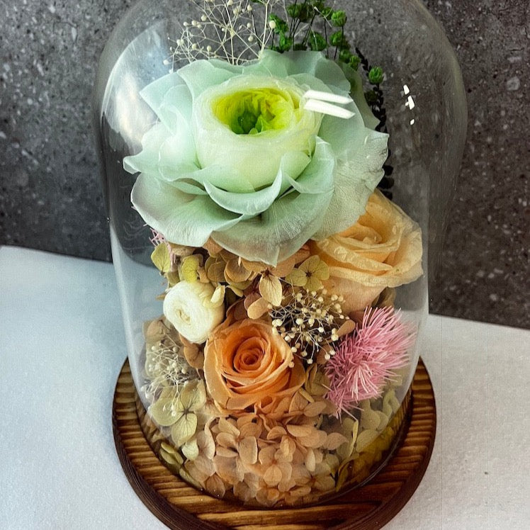 (SALE) Forever Rose Dome