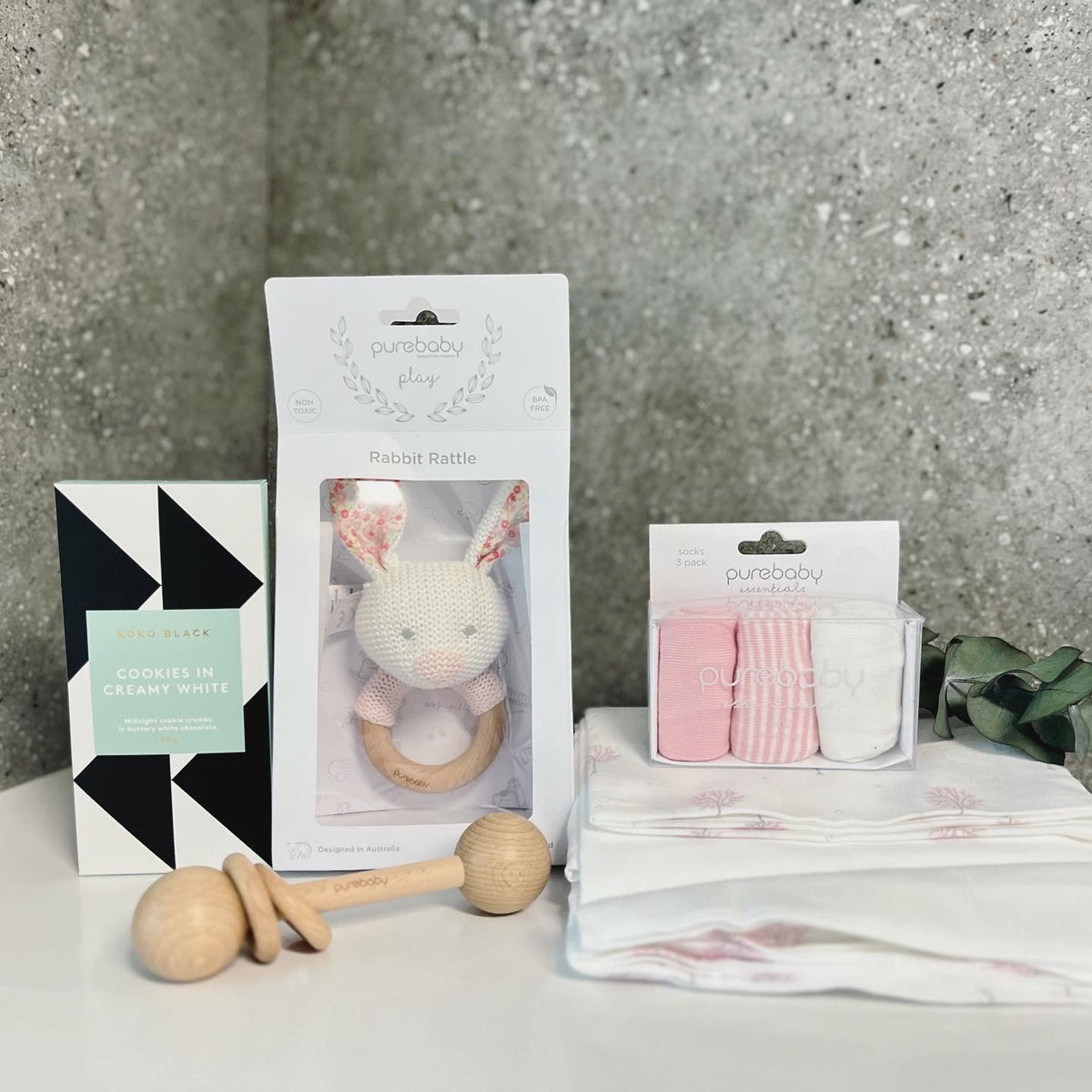 Pure baby gift best sale set