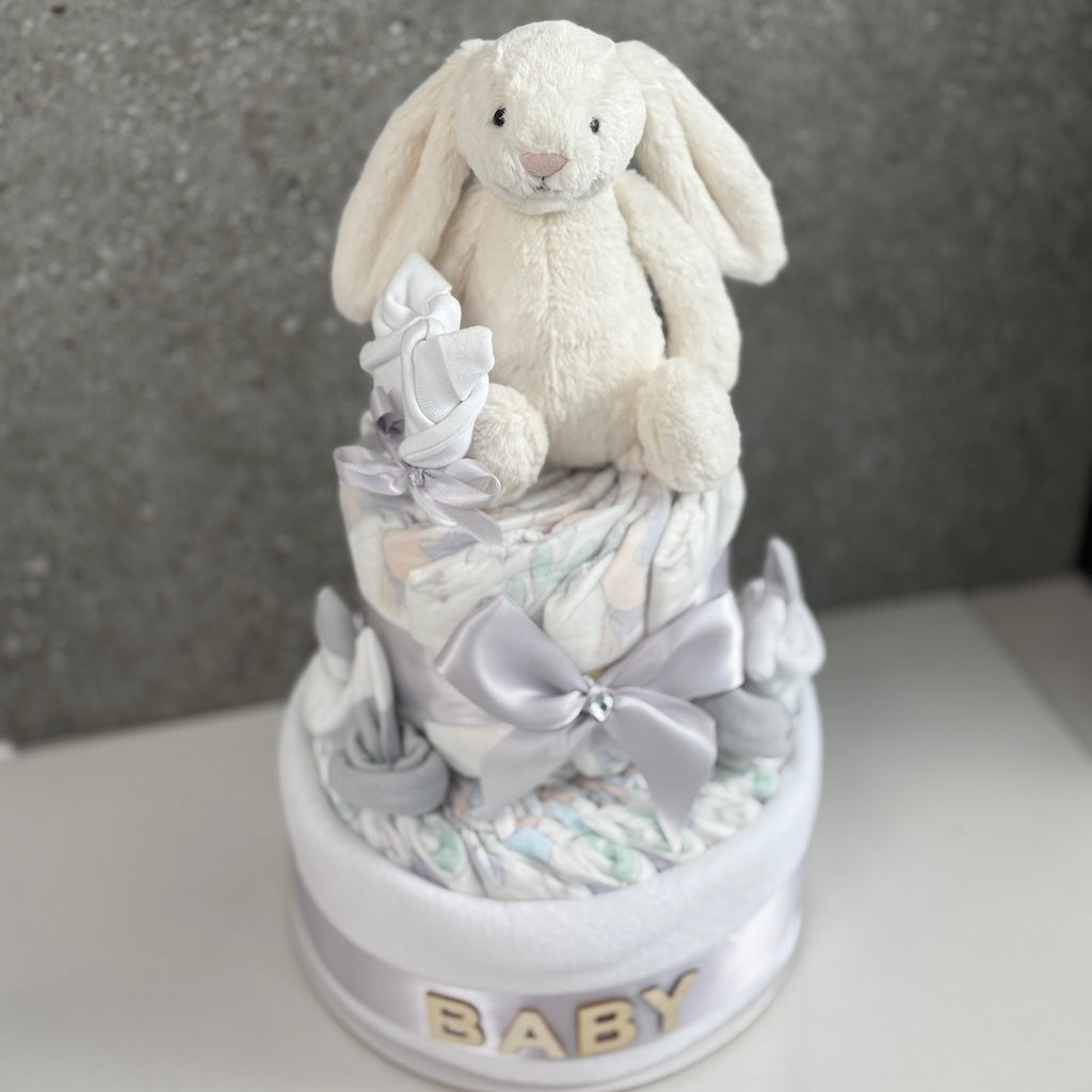 Jellycat Bashful Bunny Nappy Cake