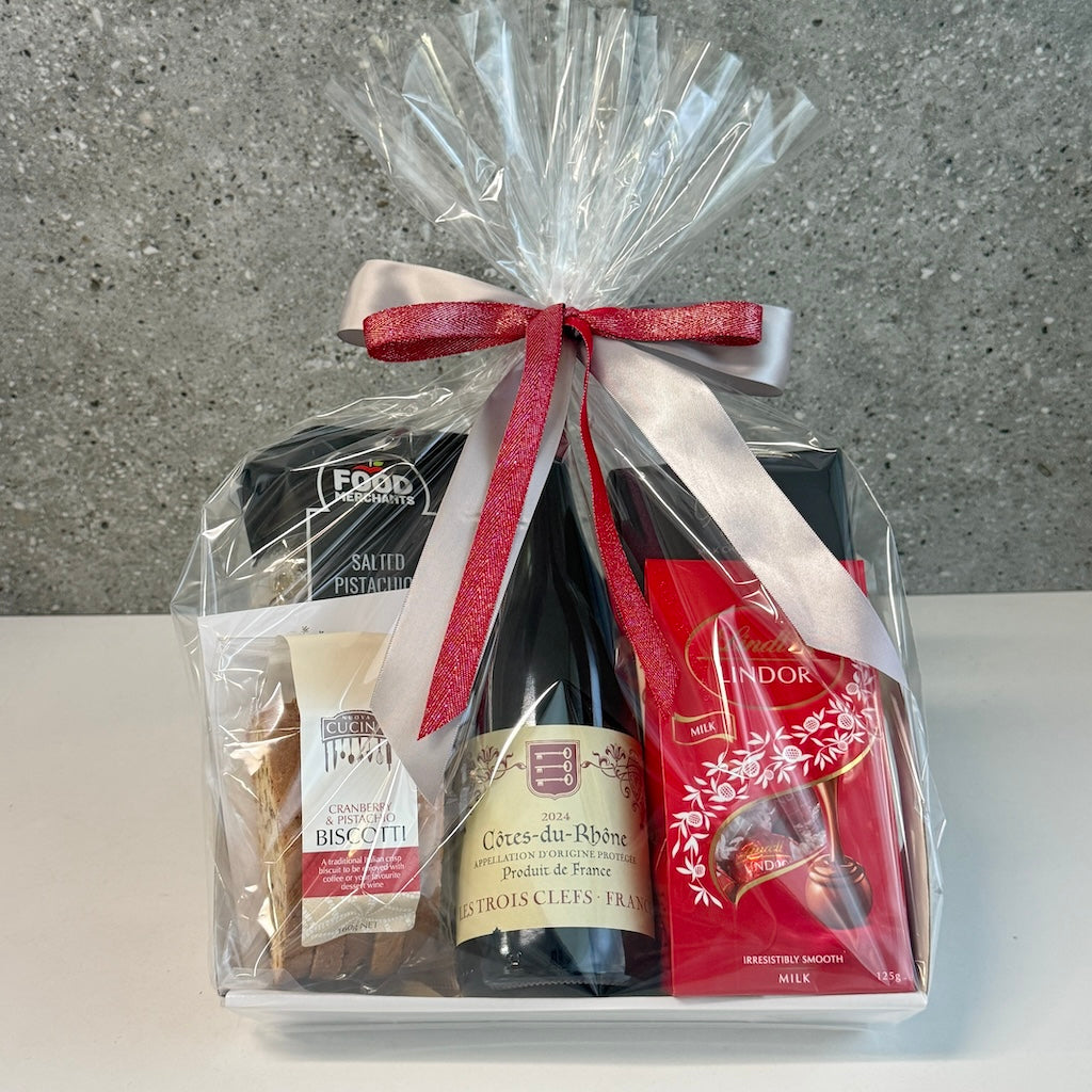 FRENCH WINE & GOURMET TREATS BASKET