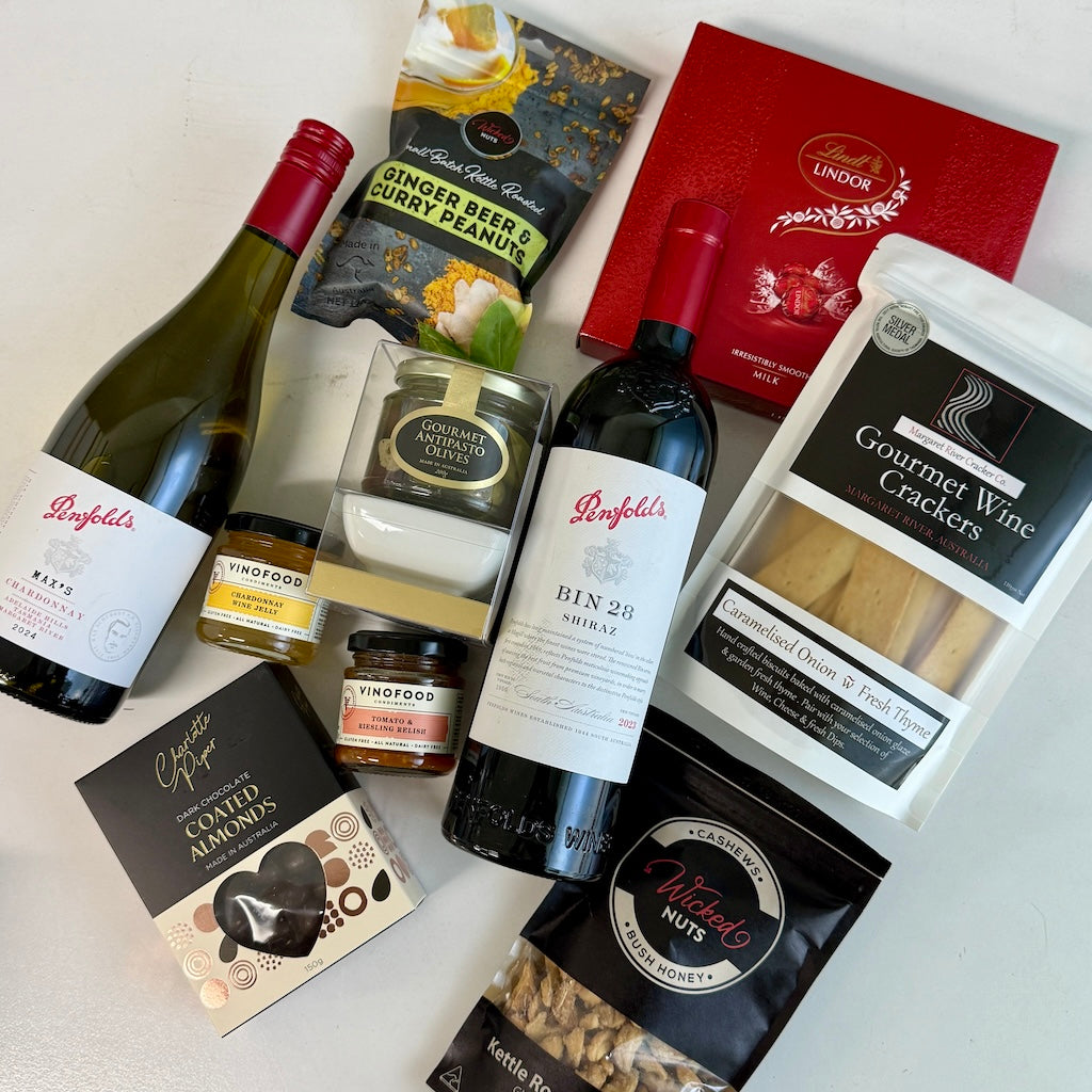 PENFOLDS RED & WHITE WINE HAMPER
