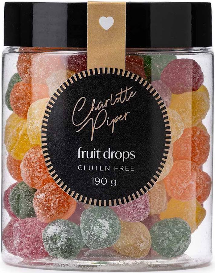 Charlotte Piper Lollies Fruit Drops 190g